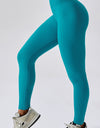 Slim Fit Wide Waistband Long Sports Leggings