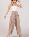 SAGE + FIG Cotton Gauze Wash Stripe Pants