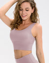 Scoop Neck Long Sports Bra