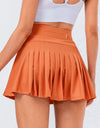 High Waist Pleated Active Skirt