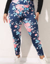 Plus Size Floral Print Legging