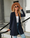 Long Sleeve Open Front Cardigan