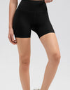 Wide Waistband Slim Fit Sports Shorts