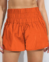 Breathable Smocked Sports Shorts