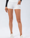 Slim Fit Wide Waistband Sports Shorts