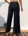 Lace Detail Wide Leg Pants