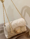 PU Leather Adjustable Chain Crossbody Bag