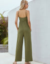 Adjustable Spaghetti Strap Jumpsuit with Pockets