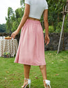 High Waist Midi Skirt