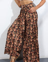 Printed High-Rise Tied Culottes