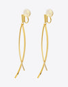 18K Gold Plated Clip-On Earrings