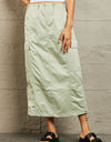 HYFVE Just In Time High Waisted Cargo Midi Skirt