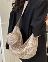 Textured Polyester Shoulder Bag