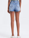 BAYEAS High Rise Bandless Denim Shorts