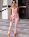 Sweetheart Neck Sleeveless Jumpsuit