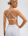 Crisscross Spaghetti Strap Active Cami