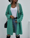 Open Front Long Sleeve Cardigan