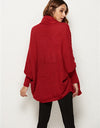 Open Front Batwing Sleeve Cardigan