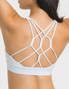 Breathable Crisscross Back Sports Bra