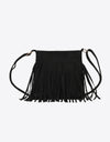 Adored PU Leather Crossbody Bag with Fringe