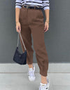 High Waist Cropped Pants