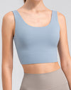 Scoop Neck Wide Strap Active Tank