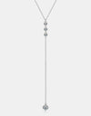 1.3 Carat Moissanite 925 Sterling Silver Drop Necklace