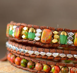 Natural Stone Woven Bracelet