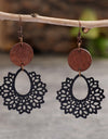 Geometric Cutout Dangle Earrings