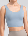 Scoop Neck Wide Strap Active Tank