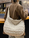 Large Quilted Shoulder Bag