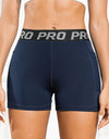 Elastic Waist Active Shorts with Pockets