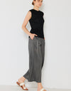 Marina West Swim Pleated Wide-Leg Pants with Side Pleat Detail