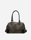 Contrast PU Leather Shoulder Bag