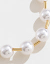 Gold-Plated Pearl Copper Bracelet