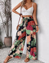 Printed Wide Leg Pants