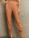 Tie Waist Cropped Pants