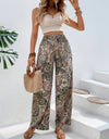 Printed Wide Leg Pants