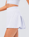 High Waist Pleated Active Skirt