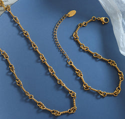 Titanium Steel Link Chain Bracelet