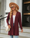 Long Sleeve Open Front Cardigan