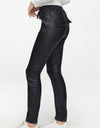 Tied Elastic Waist Skinny Pants