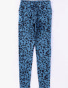 Leopard Print Wide Waistband Leggings