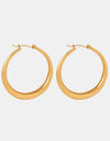 18K Gold-Plated Hoop Earrings