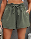 Full Size Drawstring Shorts with Pockets