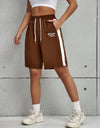 Drawstring Elastic Waist Shorts