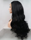 13*3" Lace Front Wigs Synthetic Long Wavy 24" 130% Density