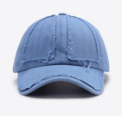 Distressed Adjustable Baseball Cap