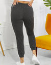 Blumin Apparel Full Size Easy Living Ribbed Joggers