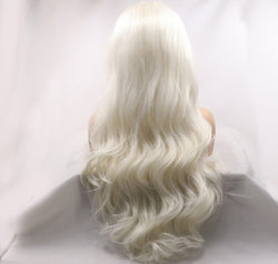 13*3" Lace Front Wigs Synthetic Long Wavy 24" 130% Density